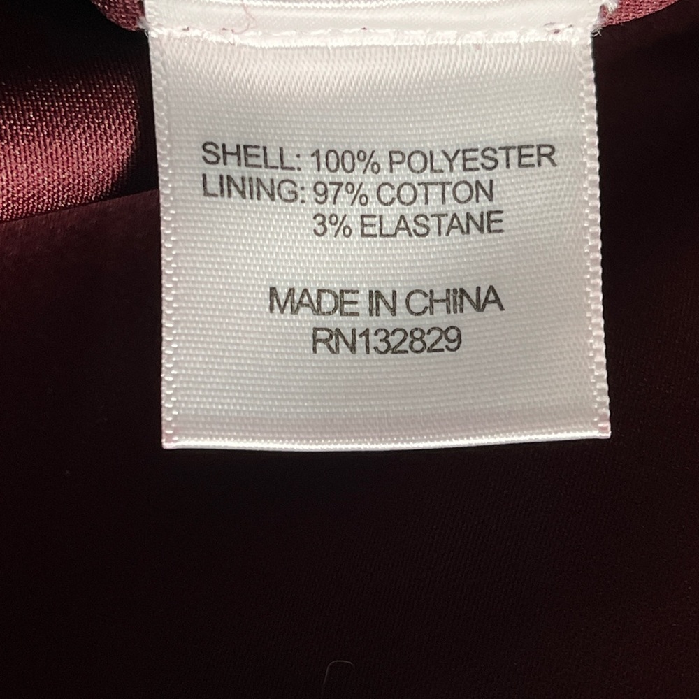 NBD Revolve Wine Red Burgundy Mini Dress NWT (flawed) XS - Picture 10 of 11